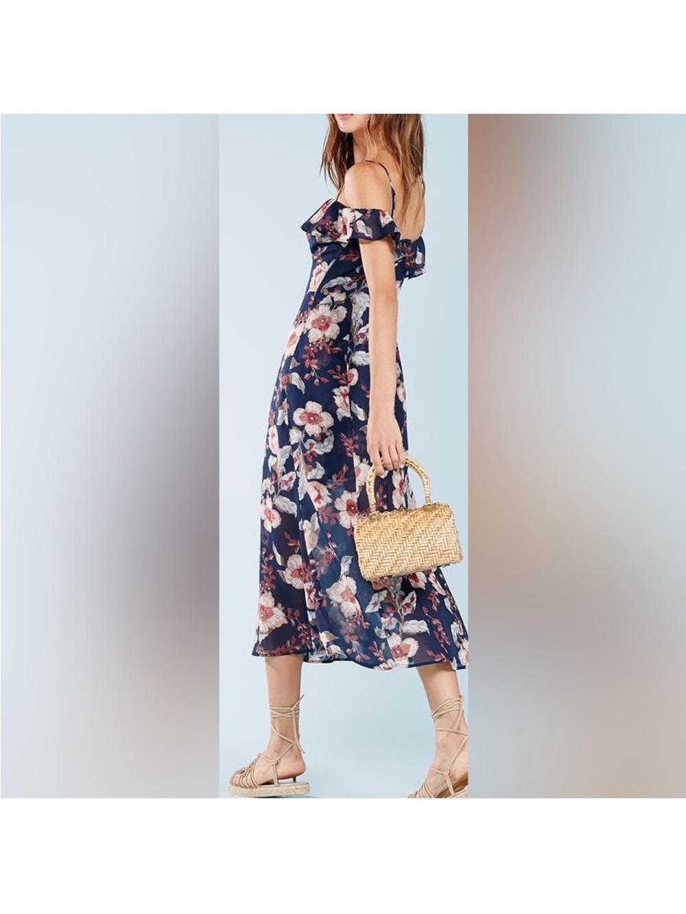 Reformation Hydrangea Dress